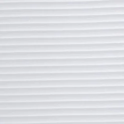 Lot de 2 voilages blanc en polyester AZUREL blanc