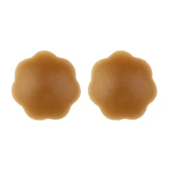 Lot de bande adhésive et caches-tétons en silicone - Marron Bye Bra