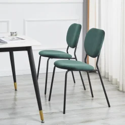 Lot de chaises SUZUKA avec son design scandinave vert