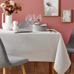 Lot de serviettes 100 % coton unies Tourterelle CAMBRAI