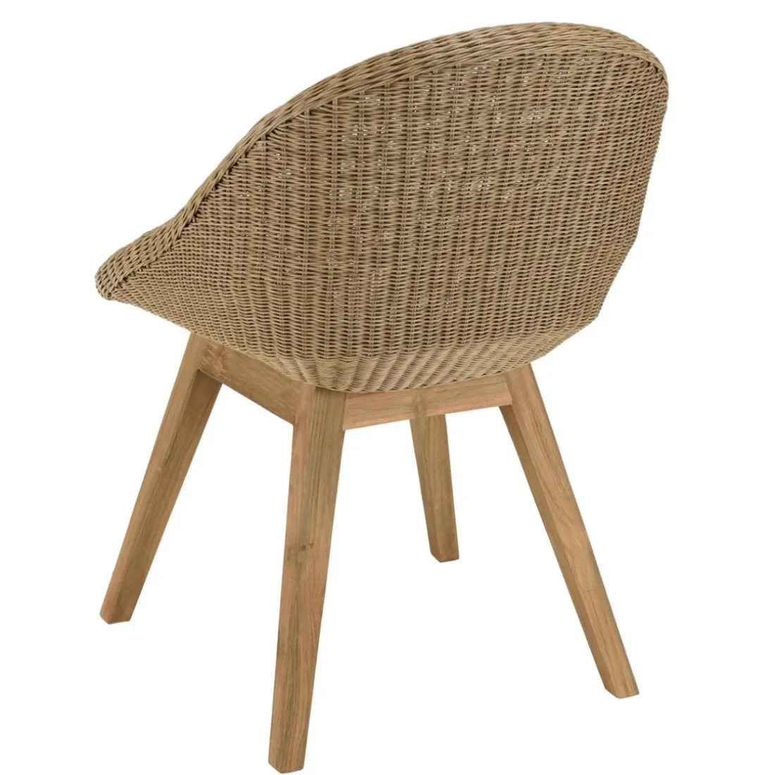 Lot n°12 Salon de jardin teck recyclé rotin synthétique 8/10 personnes KALLY