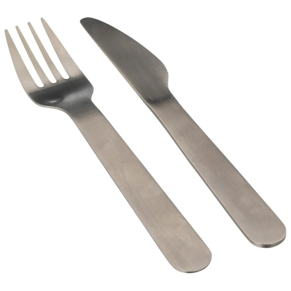 Lunch box double compartiments avec couverts - noir