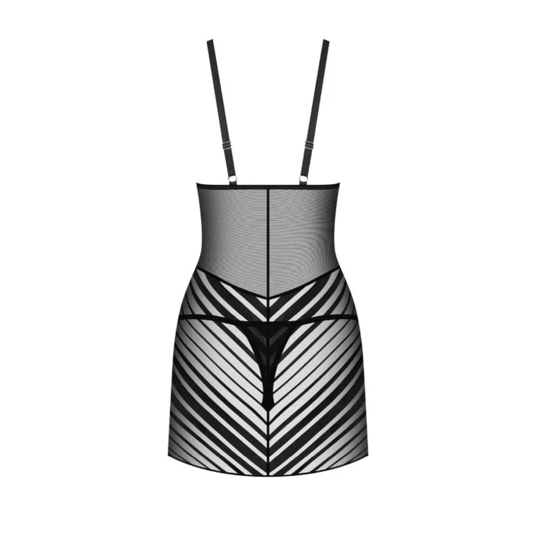 Lune Bellis nuisette et string noir