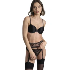 Maddie - Porte-jarretelle noir