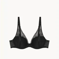 Maddie - Soutien-gorge plongeant noir
