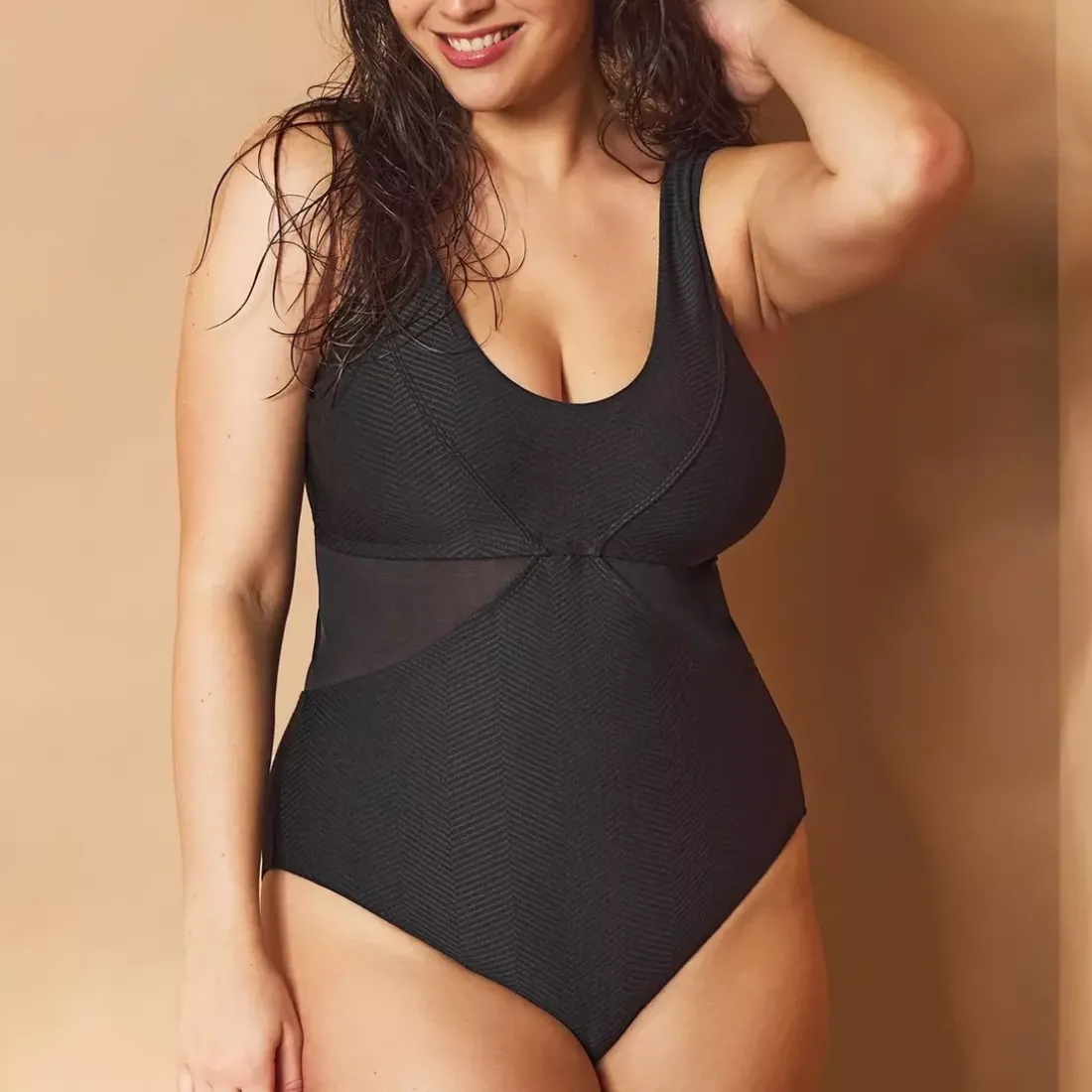 Maillot 1 pièce gainant black