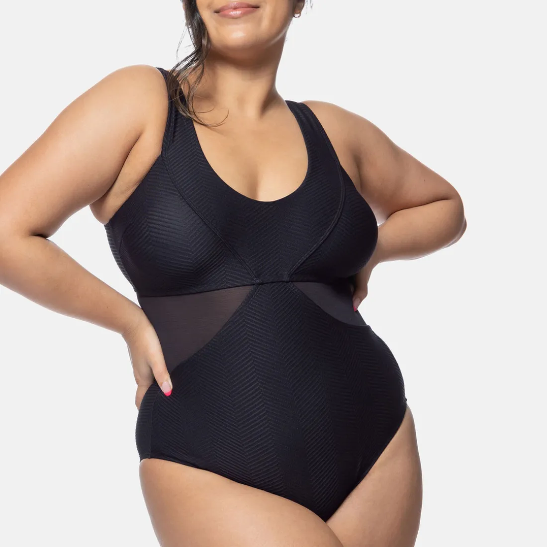 Maillot 1 pièce gainant black