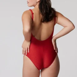 Maillot 1 Pièce sans armatures - Orange Couture