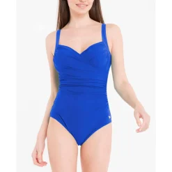 Maillot de bain 1 pièce bonnets mousse armatures - Bleu
