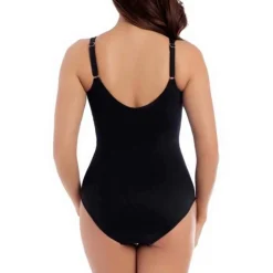 Maillot de bain 1 pièce Bonnets Mousse Armatures - Noir Miraclesuit