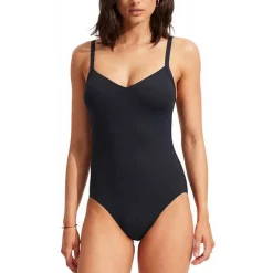 Maillot de bain 1 pièce classique - Bleu Seafolly