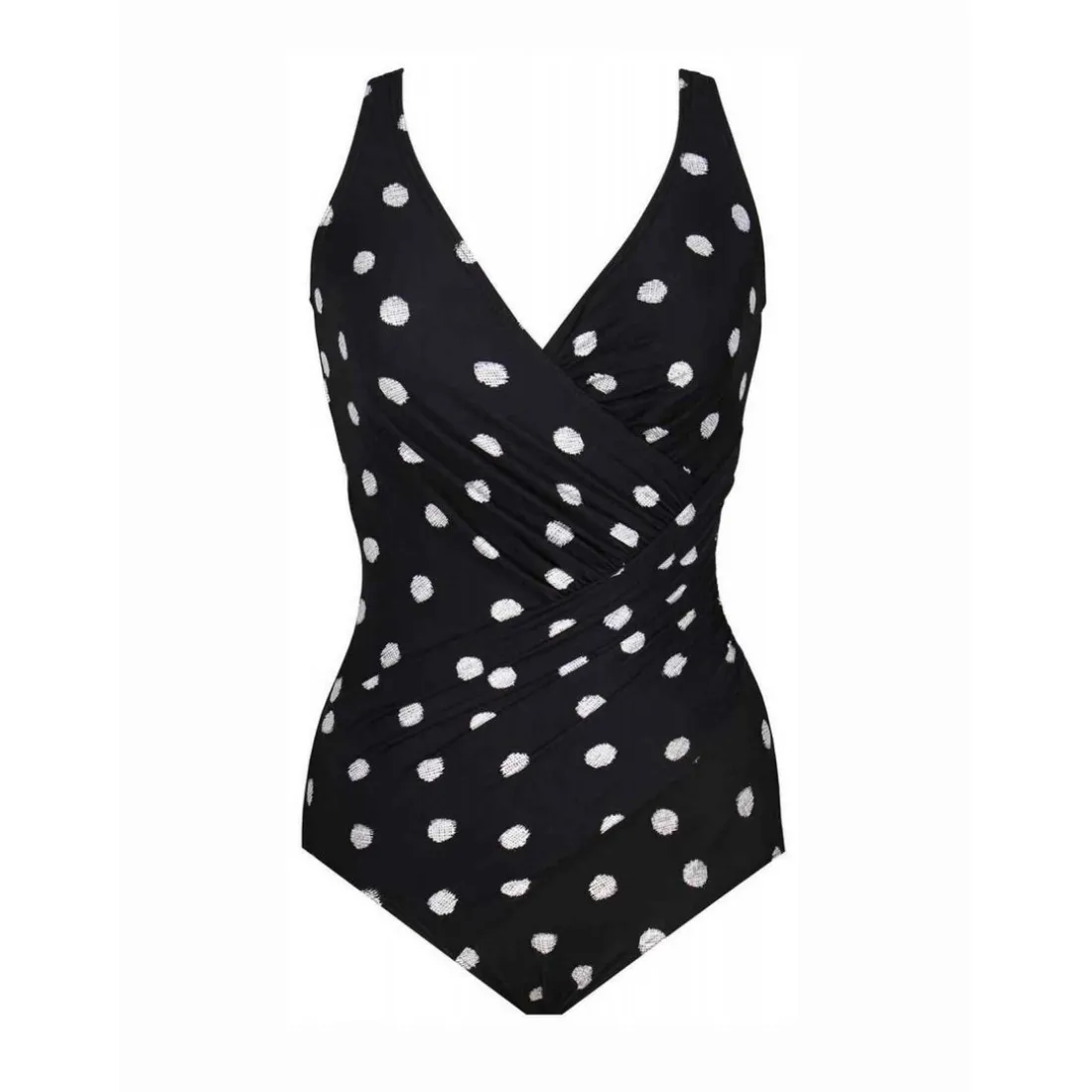 Maillot de bain 1 pièce plongeant - Noir Miraclesuit