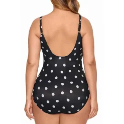 Maillot de bain 1 pièce plongeant - Noir Miraclesuit