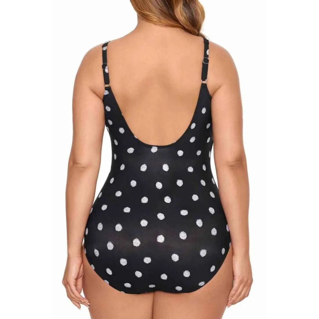 Maillot de bain 1 pièce plongeant - Noir Miraclesuit