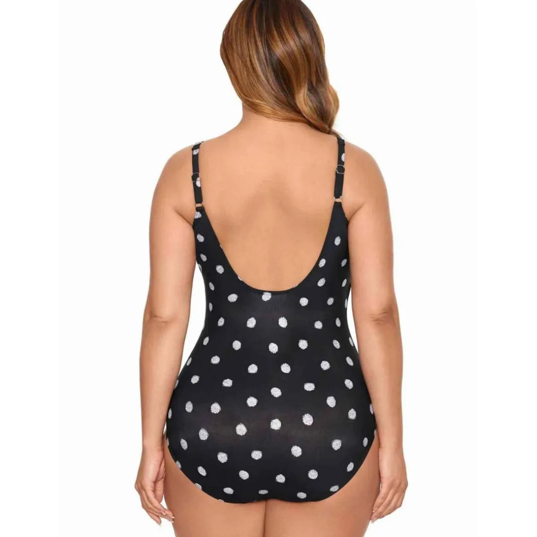 Maillot de bain 1 pièce plongeant - Noir Miraclesuit