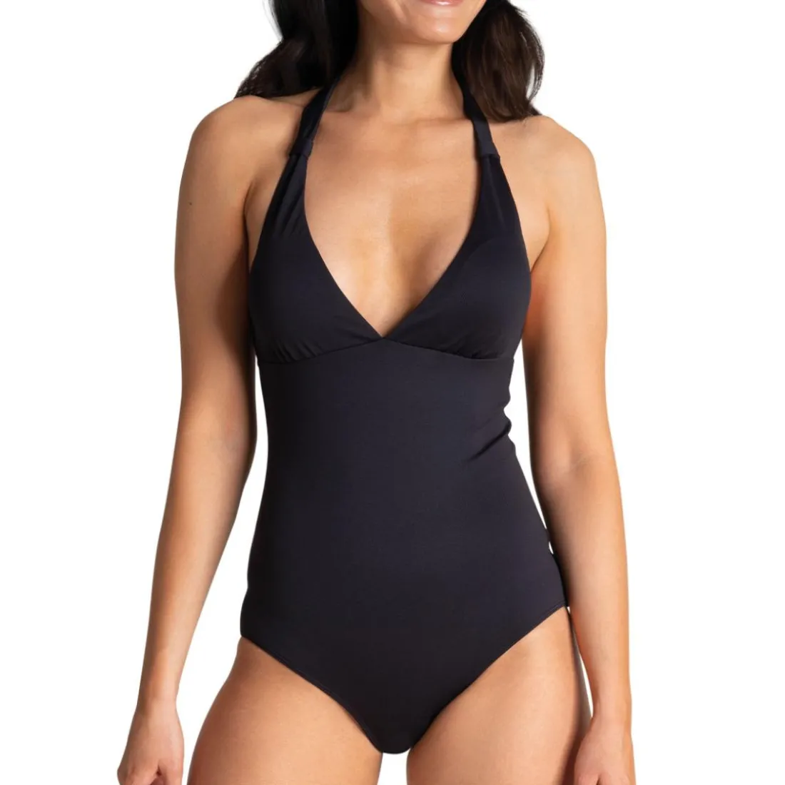 Maillot de bain 1 pièce pour les règles femme Athena noir
