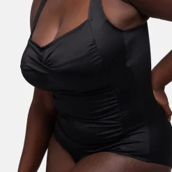 Maillot de bain 1 pièce sculptant black