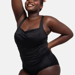 Maillot de bain 1 pièce sculptant black