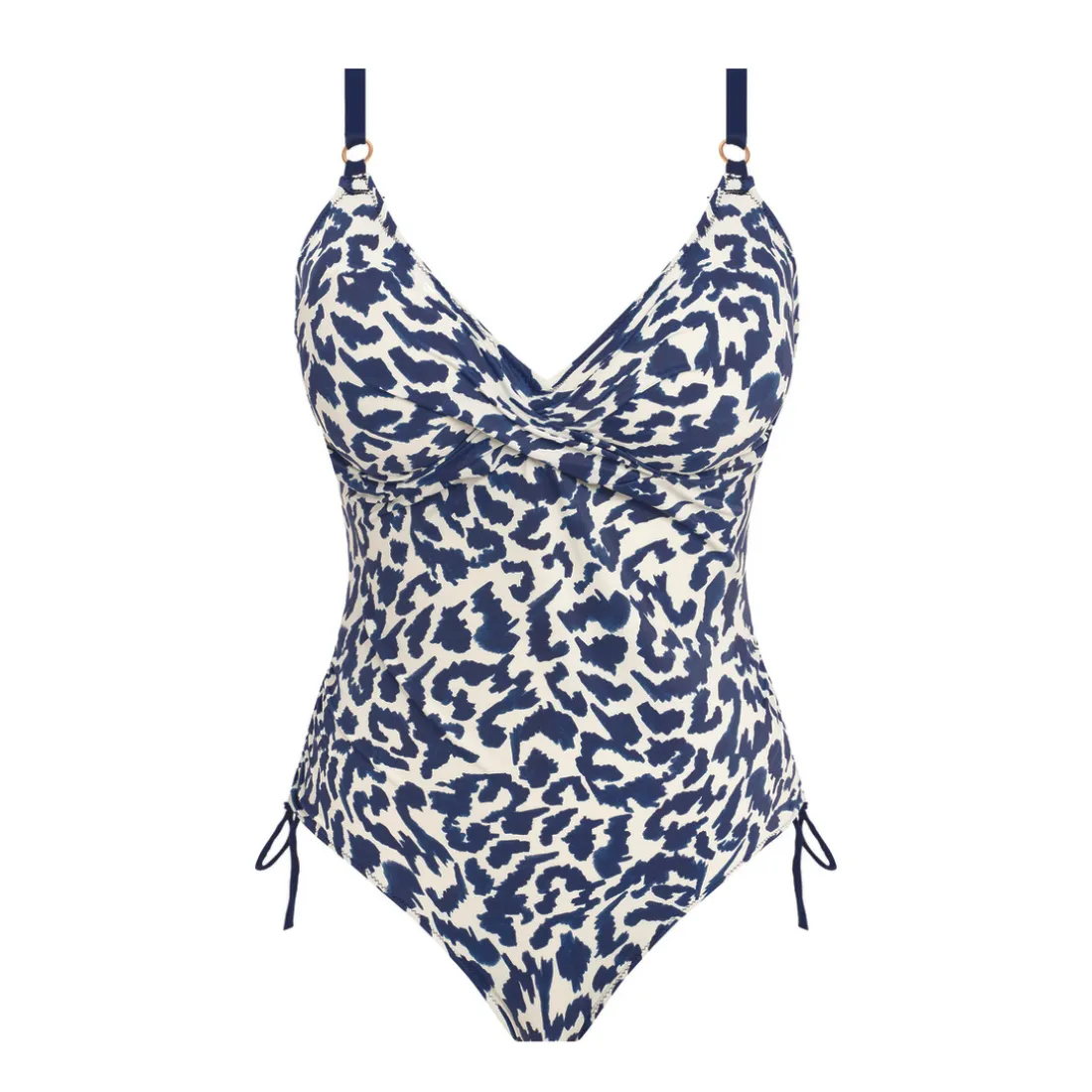 Maillot de bain 1 pièces ajustable - Marine