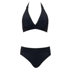 Maillot de bain 2 pièces pour règles femme noir