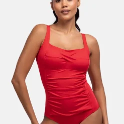 Maillot de bain gainant rouge