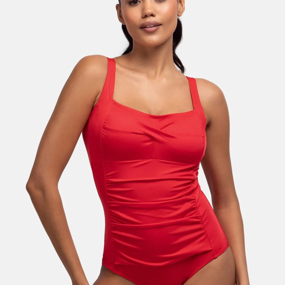 Maillot de bain gainant rouge