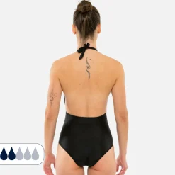 Maillot de bain Menstruel 1 pièce - Élégant - Flux Léger - Lila