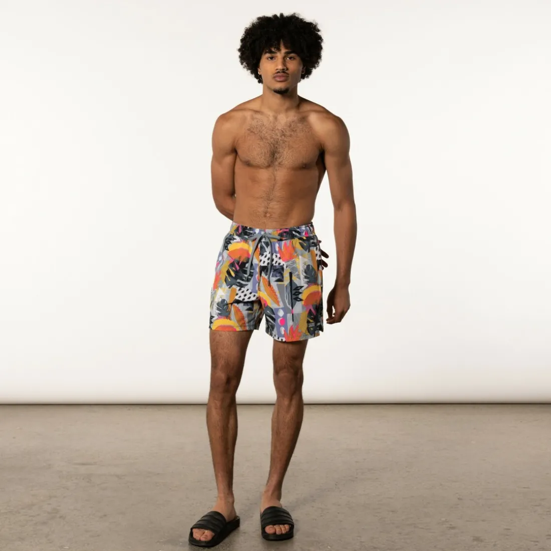 Maillot de bain Oh buoy 2n1 - Gris Saxx