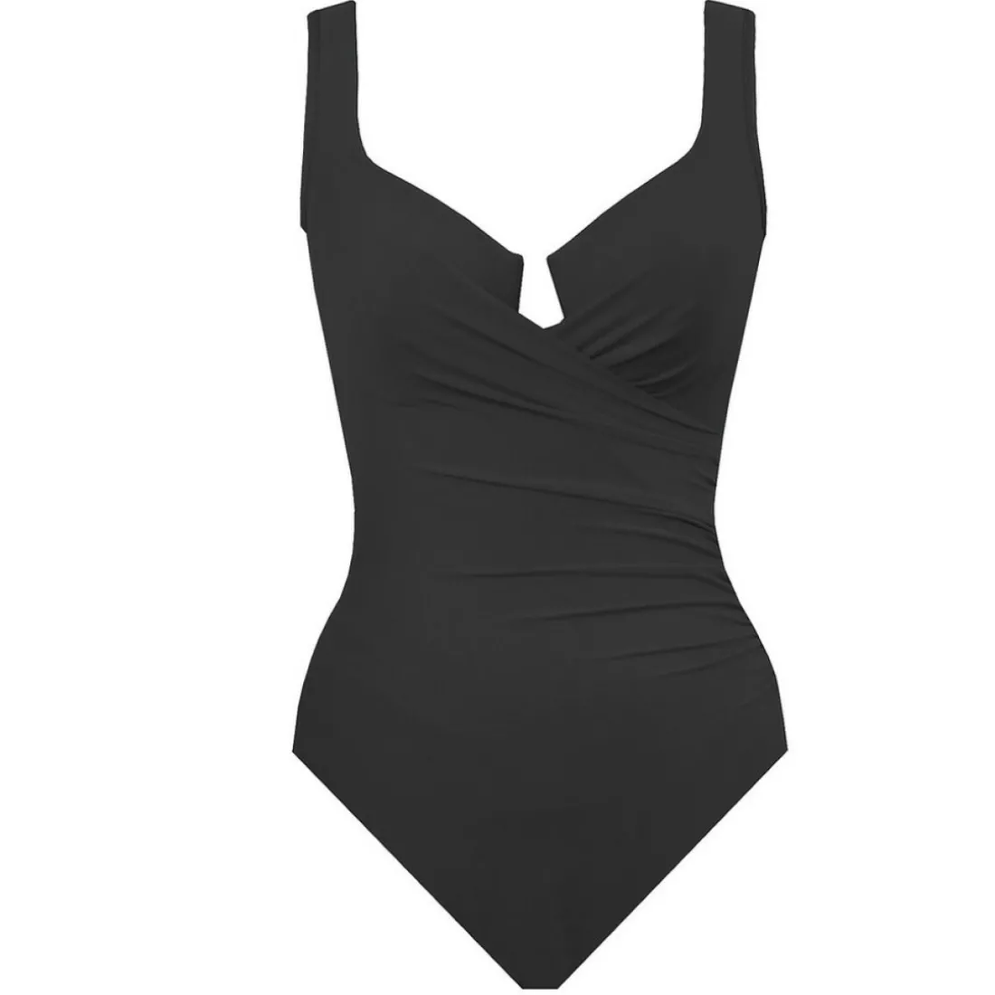 Maillot de bain une pièce gainant noir Bonnet C à G en nylon