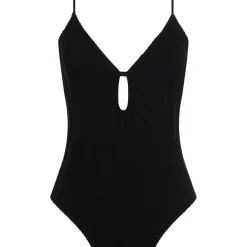 Maillot de bain une pièce sans armature - Noir