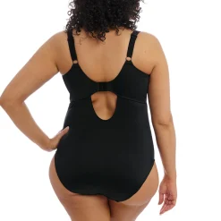Maillot de Bain Une Pièce Plongeant Sans Armatures
