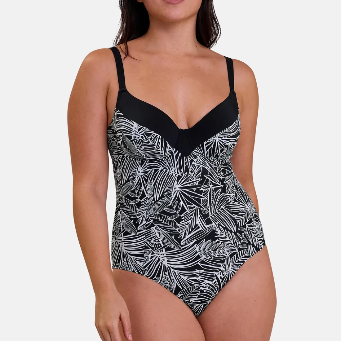 Maillot de bain une pièce avec armatures Seychelles - Noir