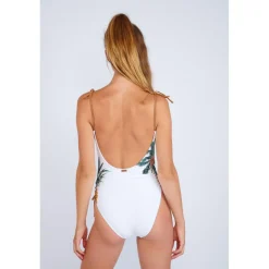 Maillot de bain une pièce blanc Banana Moon
