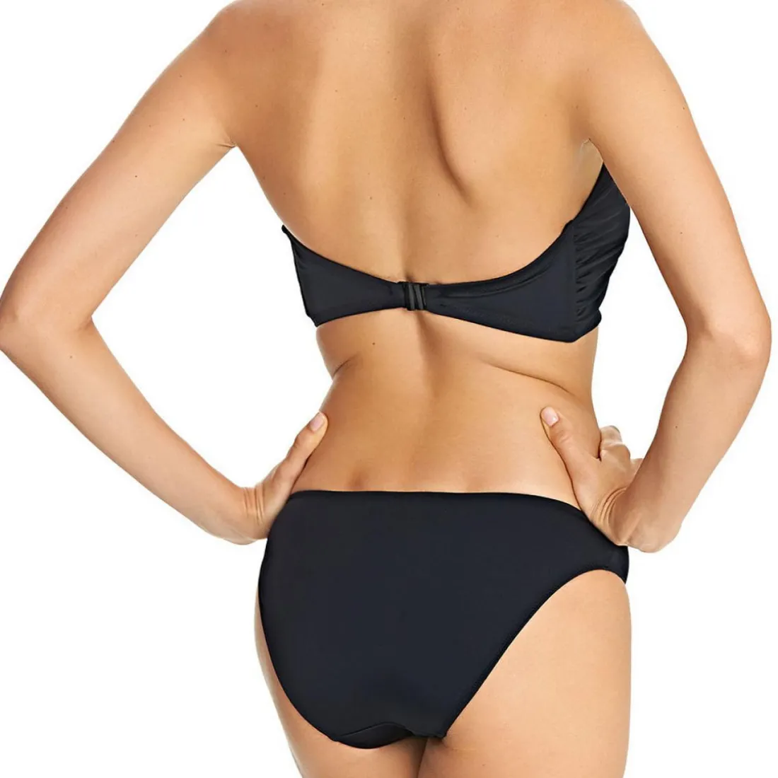 Maillot de bain une pièce bandeau-monokini Freya MACRAME black-Freya Maillots noir