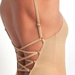 Maillot de bain une pièce - beige