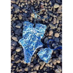 Maillot de bain WEENA fondu bleu