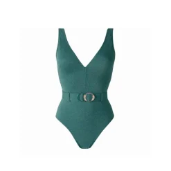 Maillot une pièce kaki Amour vert