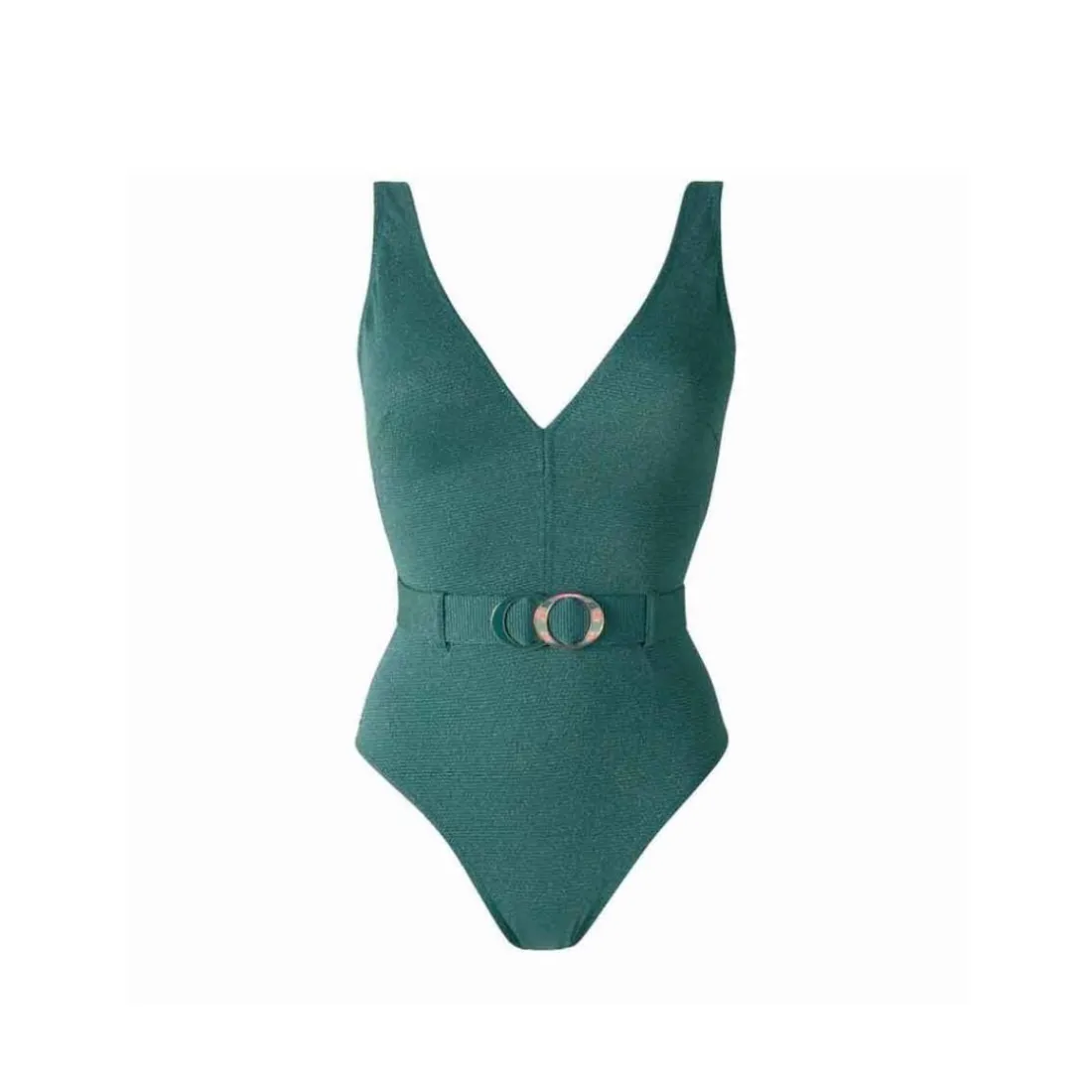 Maillot une pièce kaki Amour vert