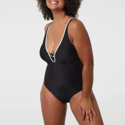 Maillot une pièce sans armature comfort - Noir