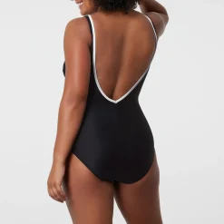 Maillot une pièce sans armature comfort - Noir