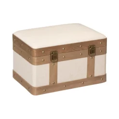 Malle Norah En Tissu Lin (lot de 3)