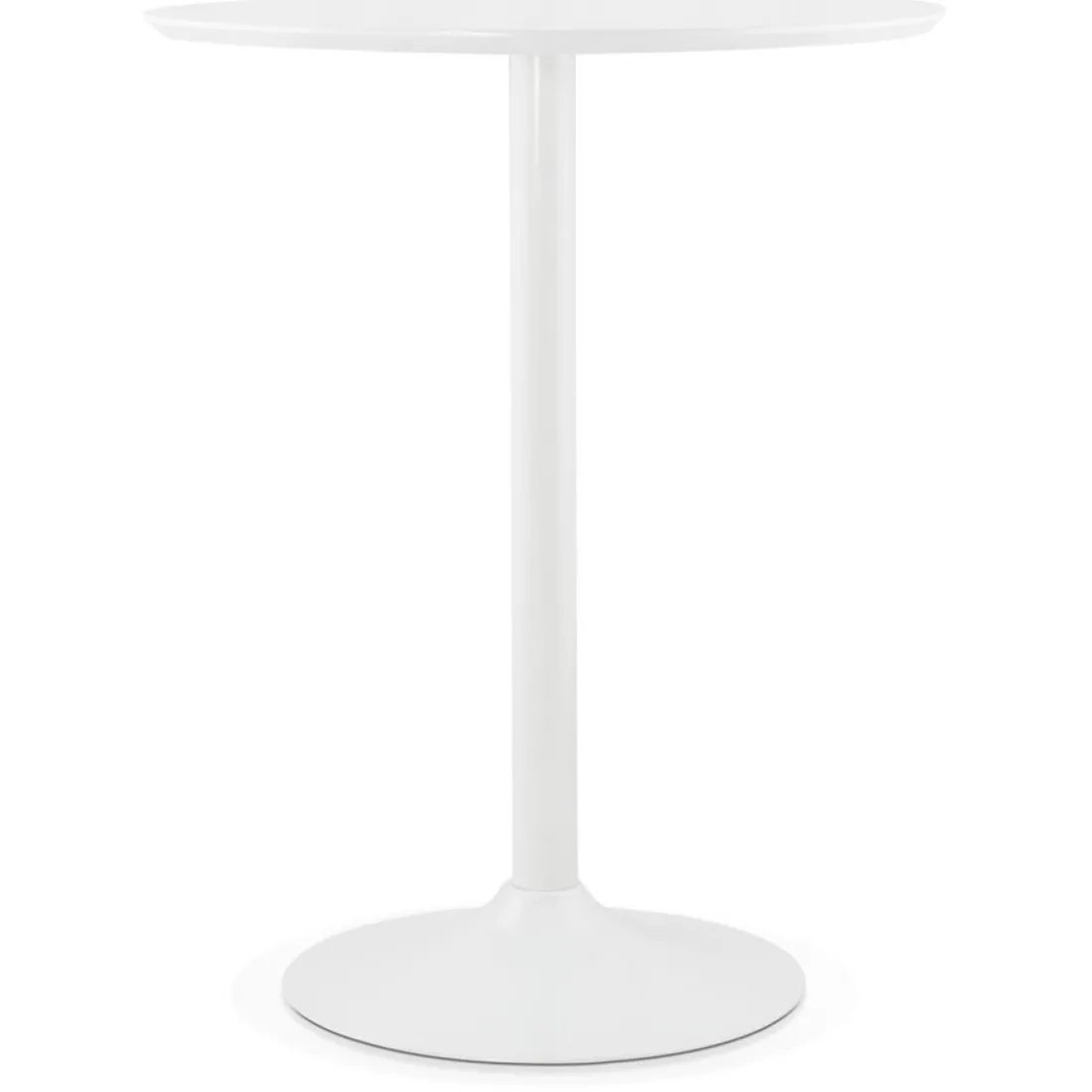 Mange-debout ou table haute 'MADISON' blanche