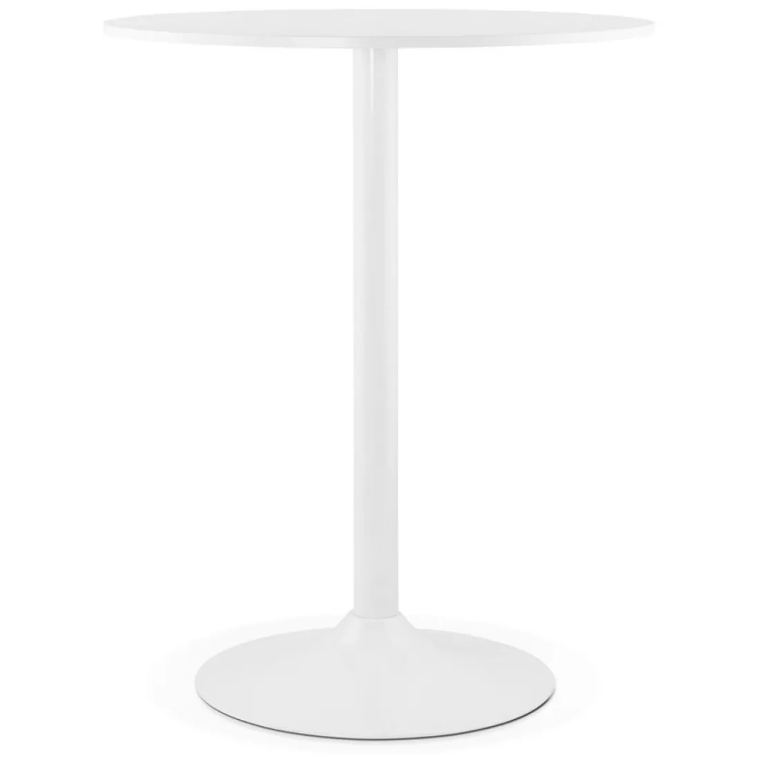 Mange-debout ou table haute 'CARACAS' blanche
