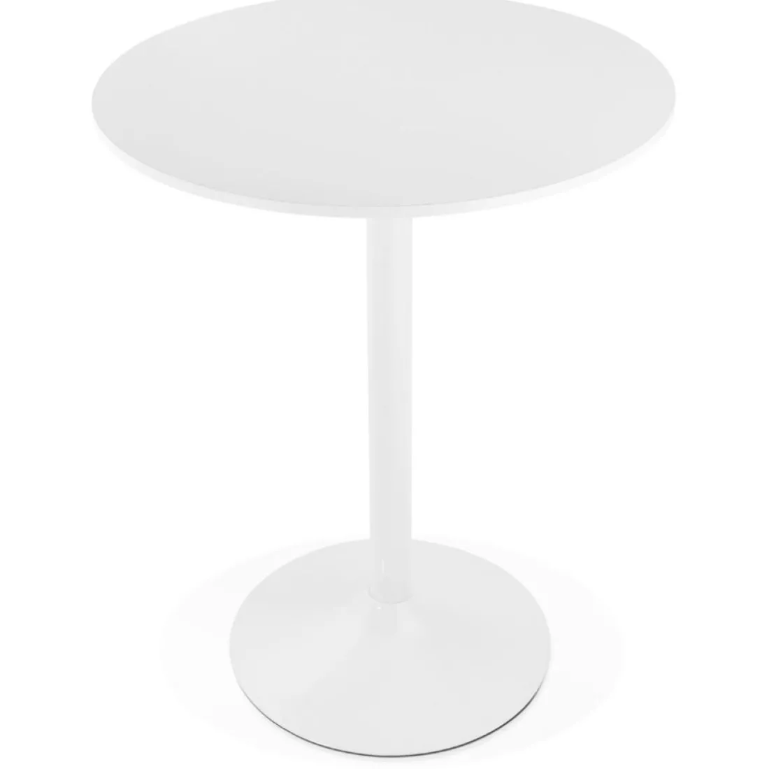 Mange-debout ou table haute 'CARACAS' blanche