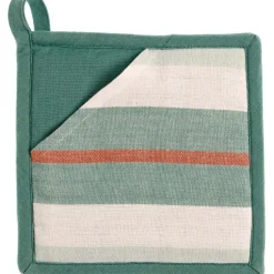 Manique 2 en 1 recyclée YUNA Vert eau 20 x 20