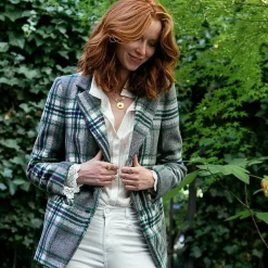 Manteau à carreaux Benji