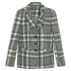 Manteau à carreaux Benji