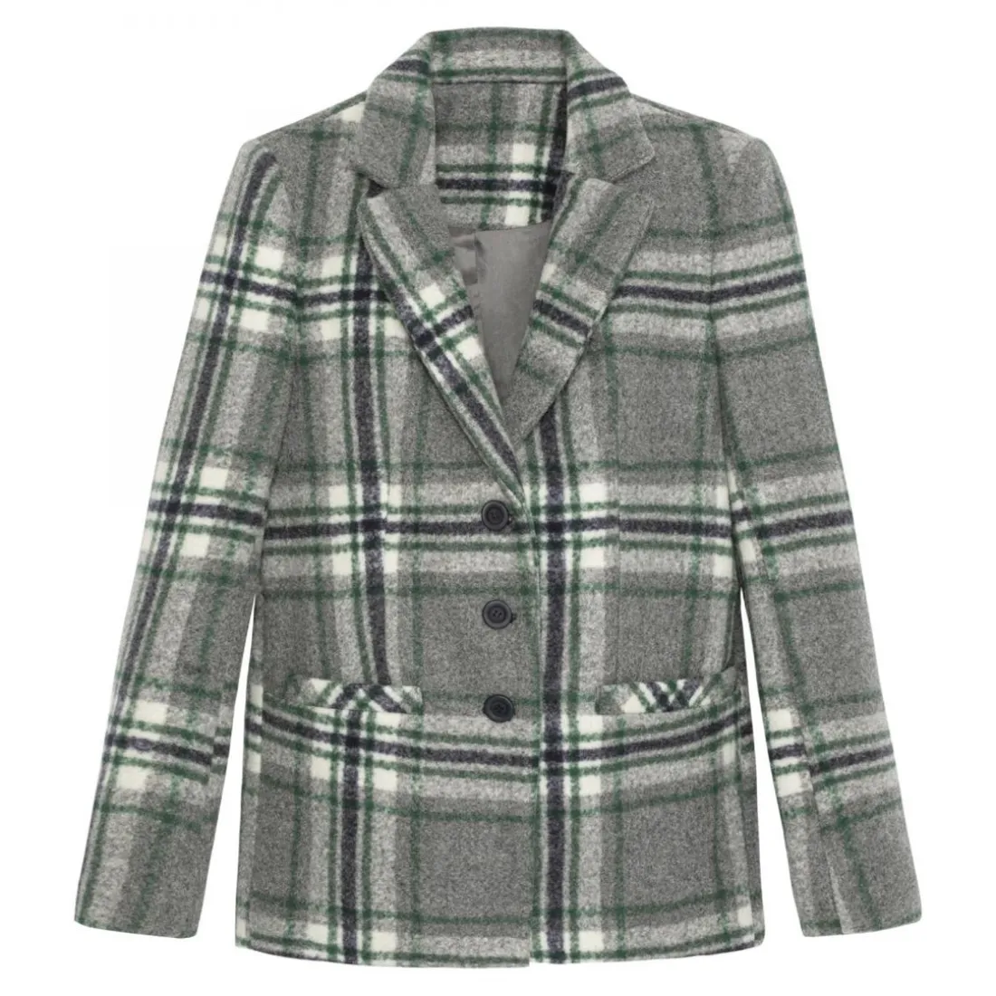 Manteau à carreaux Benji
