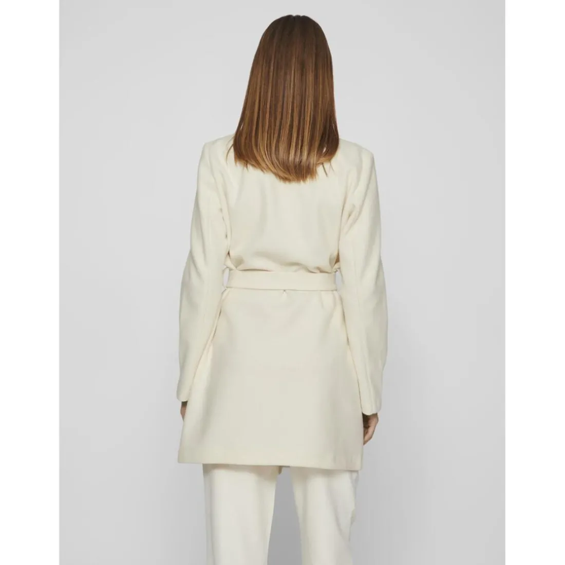 Manteau à ceinture Cooley gris Zola