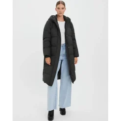 Manteau Capuche Long vert